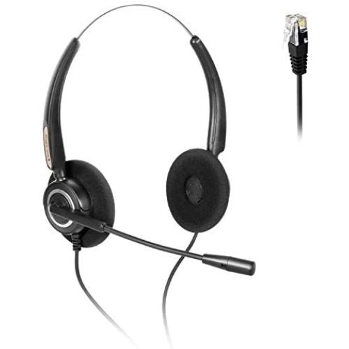 Corded RJ9 Phone Headset Binaural with Noise Canceling Microphone ONLY for Cisco IP Phones: Such as 6941 7942 7971 8841,8845, 8851, 8861,8945, 8961, 9951, 9971 etc Corded RJ9 Phone Headset Binaural with Noise Canceling Microphone ONLY for Cisco IP Phones: Such as 6941 7942 7971 8841,8845, 8851, 8861,8945, 8961, 9951, 9971 etc