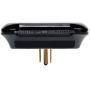 Tripp Lite 3 Outlet Portable Surge Protector Power Strip, Direct Plug in, 2 USB, & $5,000 Insurance (SK30USB) Black