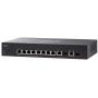 Cisco SG350-10 Managed Switch with 10 Gigabit Ethernet (GbE) Ports with 8 Gigabit Ethernet RJ45 Ports plus 2 Gigabit Ethernet Combo SFP, Limited Lifetime Protection (SG350-10-K9-NA)
