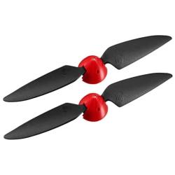 uxcell RC Folding Propellers 8x6 Inch Spinner Size D30xH29mm 2mm Motor Shaft Dia. 2-Vane for Airplane Helicopter Nylon 2pcs