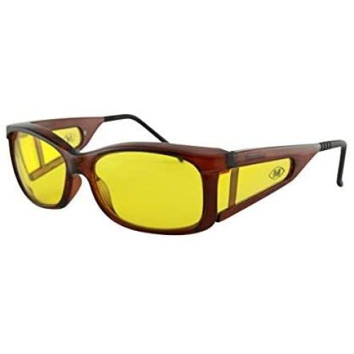 MediView Lite Glasses | Macular Degeneration, Glaucoma and Retinitis Pigmentosa | Unisex | Yellow Lenses | EyeC Grey Frame