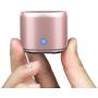 EWA A106 Portable Mini Bluetooth Speaker, Enhanced Bass and High Definition Sound, Portable Design, for iPhone, iPad,Nexus,Laptops and More (Rosegold)