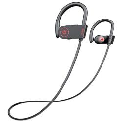 Otium Bluetooth Headphones, Best Wireless Sports Earphones w/Mic IPX7 Waterproof HD Stereo Sweatproof in-Ear Earbuds, Gym Running Workout 8 Hour Battery Noise Cancelling Headsets