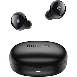 Wireless Earbuds, Boltune Bluetooth V5.2 with 4 Mics Super Lightweight Bluetooth Earbuds, CVC 8.0 Stereo Sound Deep Bass, IPX8 Waterproof in-Ear Headphones Single/Twin Mode for iPhone/Android