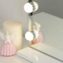 AMST Vanity Mirror with lights, Hollywood LED Makeup Mirror with Touch Screen Switch, 3 Color Changing Light & USB Port, Large Cosmetic Mirror, 18 Dimmable Bulbs, L31.5 X H23.62 Inch