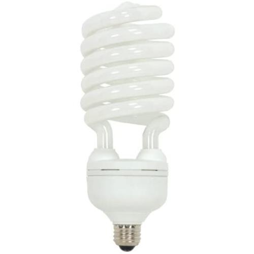 Satco S7386 65 Watt (300 Watt) 4300 Lumens Hi-Pro Spiral CFL Daylight White 5000K Medium Base 120 Volt Light Bulb