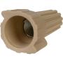 Morris Products Winged Twist Connectors – For Connecting Electrical Wiring – Flame Retardant Housing, Heavy Duty - Tan - Max: 3 #10, Min: 3 #22 Wire Combinations – Pack of 500