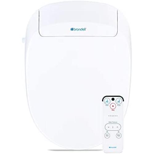 Brondell Inc. S300-EW Swash 300 Elongated Advanced Bidet Toilet Seat, White