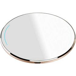 TOZO W1 Wireless Charger Thin Aviation Aluminum Computer Numerical Control Technology Fast Charging Pad Gold (NO AC Adapter)