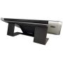 Invisible Laptop Stand, Pronimi Slim Ergonomic Portable Flip Laptop Stand for MacBook Air Mac Book Pro Tablets iPad Space Grey (Black), Light Adjustable Laptop Stand up to 15 inch