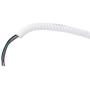 Gardner Bender FLX-3810W, White Split Flex Tubing, ⅜ inch x 10 ft