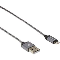 Verbatim Sync/Charge Lightning Data Transfer Cable, black, Black - 47''