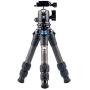 SIRUI Mini Tripod AM-223 ProfiLegs Carbon Fiber Travel Compact Lightweight Tripod with B-00K Ball Head (AM-223+B00K)