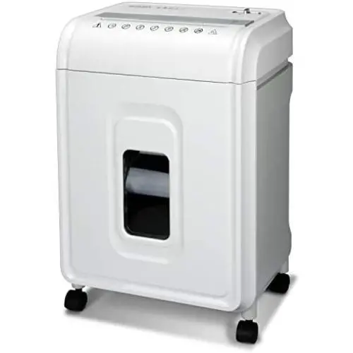 Aurora AU1480MA Professional Grade 14-Sheet Micro-Cut Paper and CD/Credit Card Shredder/ 30 Minutes Continuous Run Time, White/Gray