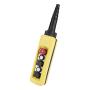 4 Directions Hoist Push Button Switch, 4 Buttons Crane Lifting Pendant Controller with Emergency Stop Button for Hoist and Crane