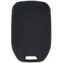 LemSa 2Pcs Silicone Keyless Entry Remote Car Smart Key Fob for GMC Acadia Terrain Yukon Chevrolet Suburban Tahoe HYQ1AA 13584502 1551A-AA, Black Purple