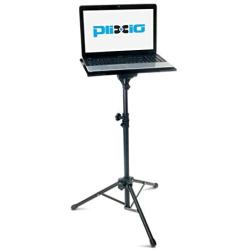 Plixio Adjustable Laptop Projector Stand - Portable Podium Tripod Mount, DJ Mixer Stand Up Desk Computer Stand Tray and Holder (27'' to 48'')