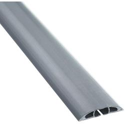 D-Line 6 Foot Floor Cord Cover, Cable Protector, CC-4, Protect Cords and Prevent Trip Hazards, Grey