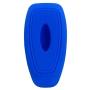 BAR Autotech Remote Key Silicone Rubber Keyless Entry Shell Case Fob and Key Skin Cover fit for Ford Focus 3 Escape Fiesta ST Titanium Mondeo Ecosport Kuga MK3 3 Buttons (1 Pair) (Blue)