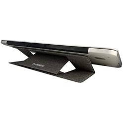 Invisible Laptop Stand, Pronimi Slim Ergonomic Portable Flip Laptop Stand for MacBook Air Mac Book Pro Tablets iPad Silver, Light Adjustable Laptop Stand up to 15 inch