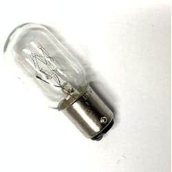 Generic Compatible with/Replacement for Light Bulb, Kenmore, short glass light bulb, 15W bayonet base, push in & twist, 2 posts on bottom of bulb