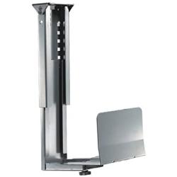 Newstar CPU-D200SILVER Under Desk PC Mount (Suitable PC Dimensions - Height: 39-54 cm/Width: 13-23 cm) - Silver