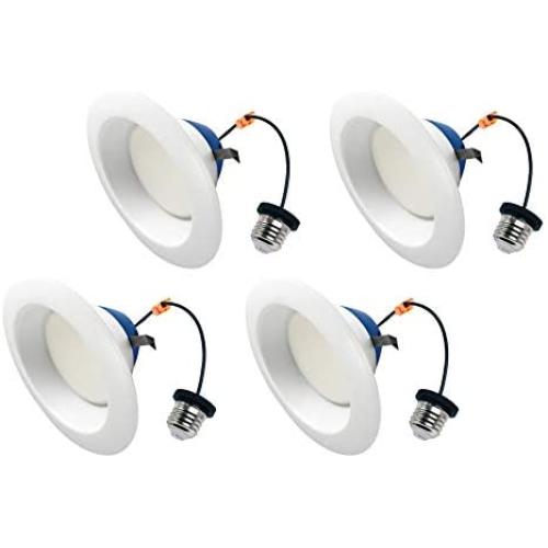 Cree Lighting, TRDL6-1102700FH50-12DE26-1-11004S-D, 6 inch LED Retrofit Downlight 100W Equivalent, 1100 lumens, Dimmable, Soft White 2700K, 50,000 hour rated life | 4-Pack,