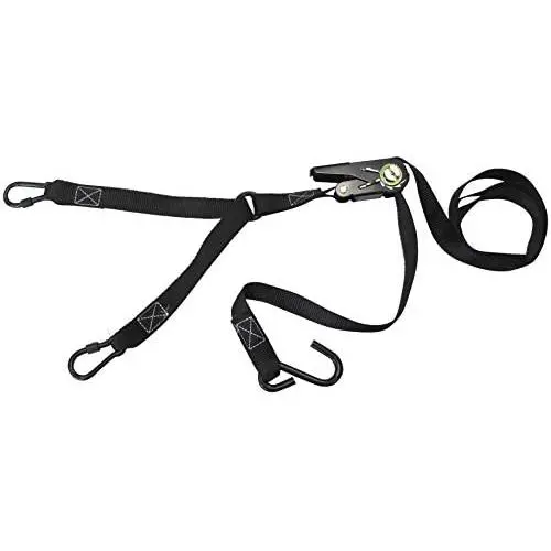 X-Stand Treestands Triple Contact Ratchet Strap (12 in Length) Triple Contact 12 Ratchet Strap, Black