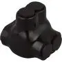 Morris Products Black Insulated 2 Conductor Splice Connector – 250-6 Wire Range, 5/16 Allen Hex – 2.2”L x 2.41”W x 2.22”H – Dual Entry – Pre-Filled, Easy Entry, Rubber Vinyl Coating, 2 Set Screws Morris Products Black Insulated 2 Conductor Splice Connector – 250-6 Wire Range, 5/16 Allen Hex – 2.2”L x 2.41”W x 2.22”H – Dual Entry – Pre-Filled, Easy Entry, Rubber Vinyl Coating, 2 Set Screws