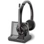 Plantronics SAVI 8200 Series W8220-M Wireless DECT Headset System, Certified for Skype for Business