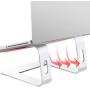 Orionstar Laptop Stand Portable Aluminum Laptop Riser Compatible with Apple Mac MacBook Air Pro 10 to 15.6 Inch Notebook Computer, Detachable Ergonomic Elevator Holder, Silver