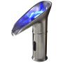 Gangang Led Automatic Touchless Sensor Waterfall Bathroom Sink Hot and Cold Faucet with Temerature Adjust Valve(waterfull A)