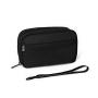 Patu Handy Beauty Stuff Carry Case, Makeup Cosmetic Bag, Women Facial Cleanser Skincare Kit Pouch, Pencil Clutch, Portable Electronics Accessories Organizer, Black