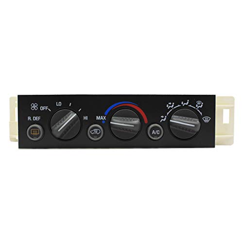 LOSTAR A/C Heater Climate Control Pannel with Rear Window Defogger Switch Fits 1996 1997 1998 1999 2000 Suburban Tahoe Yukon 9378805 15-72547