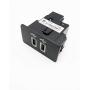HX Dual USB Interface Module for Ford Apple Carplay SYNC3 Only, OE# HC3Z-19A387-B, Blue Light