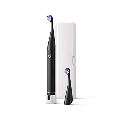 Jetpik JP300 Modern Sonic Rechargeable Toothbrush for Adults - 5 Brushing modes, Premium Aluminum Body, Waterproof, USB induction charging, Portable Travel Case Included Black color