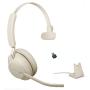 Jabra Evolve2 65 Wireless Headset USB-C Mono MS w/Stand, Bluetooth Dongle, Compatible with Zoom, Webex, Skype, Smartphones, Tablets, PC/MAC, 26599-899-888, Global Teck Gold Support Plan Included