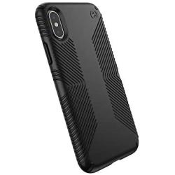 Speck Products Presidio Grip iPhone X Case, Black/Black