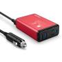 BESTEK 150W Power Inverter DC 12V to 110V AC Converter 4.2A Dual USB Car Adapter, Thinner Design with ETL Listed