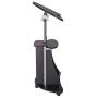 Techni Mobili Sit-to-Stand Mobile Medical Laptop Computer Cart, Black