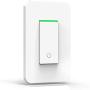 Smart Light Switch, Joso 2.4Ghz WiFi Light Switch Single-Pole Compatible with Alexa, Google Assistant & IFTTT with Timer, Mechanical Button Switch, Multi-person Remote Control, No Hub Required