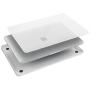 Kuzy Compatible with MacBook Pro 15 inch Case 2019 2018 2017 2016 Release A1990 A1707, Hard Plastic Shell Cover for MacBook Pro 15 case with Touch Bar Soft Touch, White