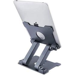 Tablet Stand,KABCON Adjustable Aluminum Tablets(7-13.5 inch) Holder for iPad 2017/2018,iPad Pro,Surface Pro Surface Pro 3 4,FIRD HD 10,Samsung Galaxy Tab E,ASUS Transformer with a Carry Bag-Space Grey