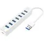 iDsonix USB 3.0 Hub, 7-Port 5V / 3A Powered USB Hub, 5Gbps HighSpeed Data Transmission USB Splitter for Laptop, iMac, Surface Pro, XPS, USB Flash Drives, Mobile HDD, Printer, Camera, and More -White iDsonix USB 3.0 Hub, 7-Port 5V / 3A Powered USB Hub, 5Gbps HighSpeed Data Transmission USB Splitter for Laptop, iMac, Surface Pro, XPS, USB Flash Drives, Mobile HDD, Printer, Camera, and More -White