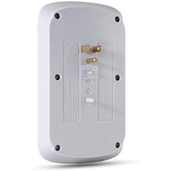 Luxtronic Surge Protector - Wall Tap - 6 Outlets with 2 USB - Charging Station - 300 Joules
