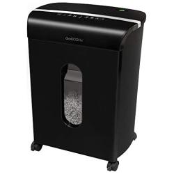 GoECOlife GMW124P-BLK Limited Edition 12-Sheet High Security Microcut Paper Shredder, Black (GWM124P-BLK)