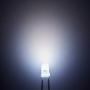 Chanzon 100 pcs 3mm White Diffused LED Diode Lights (Frosted Lens Round DC 3V 20mA) Lighting Bulb Lamps Electronics Components Indicator Light Emitting Diodes