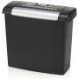 GBC ShredMaster Basic Home Shredder, PS06-02, Strip-Cut, 6 Sheets (1757402),Side Facing, 11.3'' x 6.1'' x 12.6''