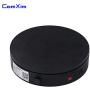 ComXim 360 Degree Black Photography Turntable for Product Shooting, 44LB Capacity, 7.87in Diameter, Knob Control Speed, Jewelry,Watch,Shampoo,Shoes,Bag Shooting and dispaly