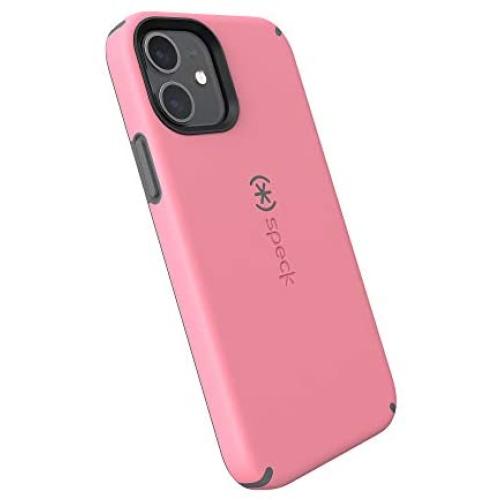 Speck Products CandyShell Pro iPhone 12, iPhone 12 Pro Case, Vintage Rose/Moody Grey (137600-9234)